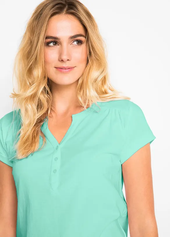 Bavlněn&eacute; tričko, kr&aacute;tk&yacute; ruk&aacute;v, bonprix