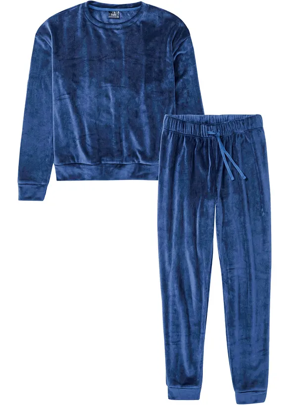 Hebk&aacute; dom&aacute;c&iacute; souprava ze sametu, bonprix