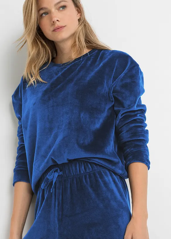 Hebk&aacute; dom&aacute;c&iacute; souprava ze sametu, bonprix