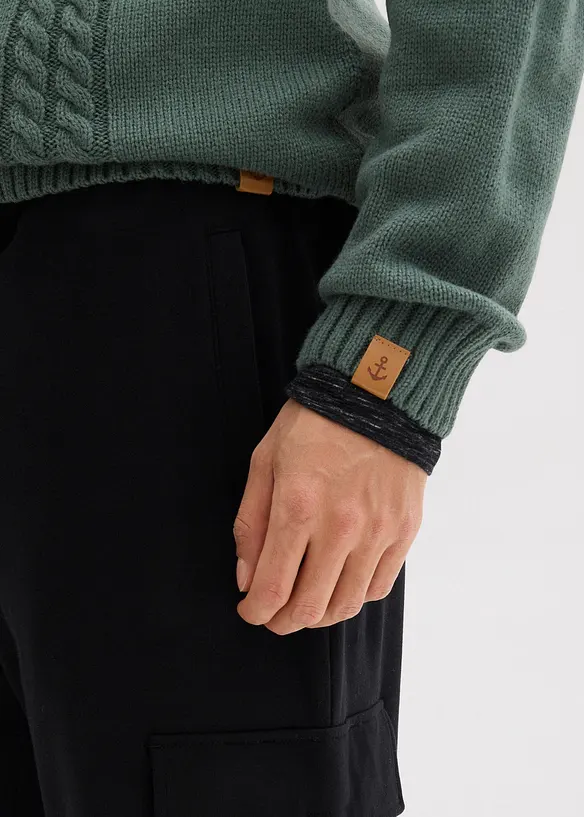 Joggingov&eacute; kalhoty s cargo kapsami, Loose Fit, bonprix