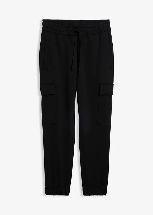 Joggingov&eacute; kalhoty s cargo kapsami, Loose Fit, bonprix