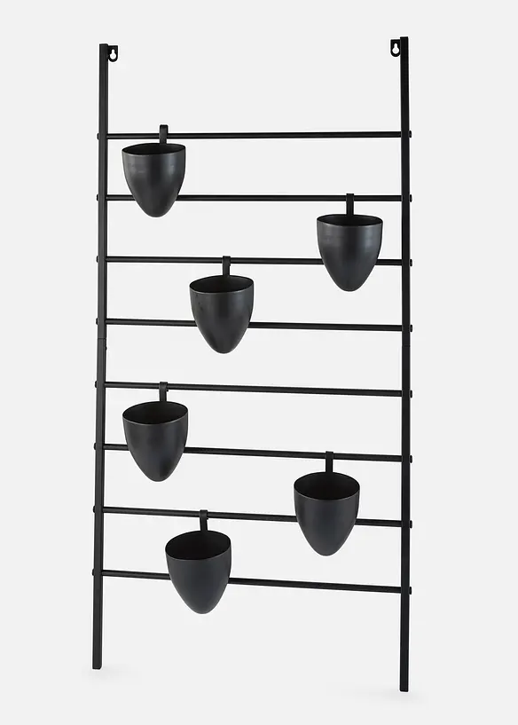 N&aacute;stěnn&yacute; reg&aacute;l se 6 květin&aacute;či, bonprix