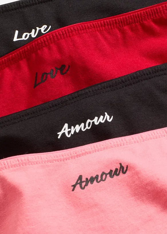 Brazilsk&eacute; kalhotky (4 ks v balen&iacute;), bonprix