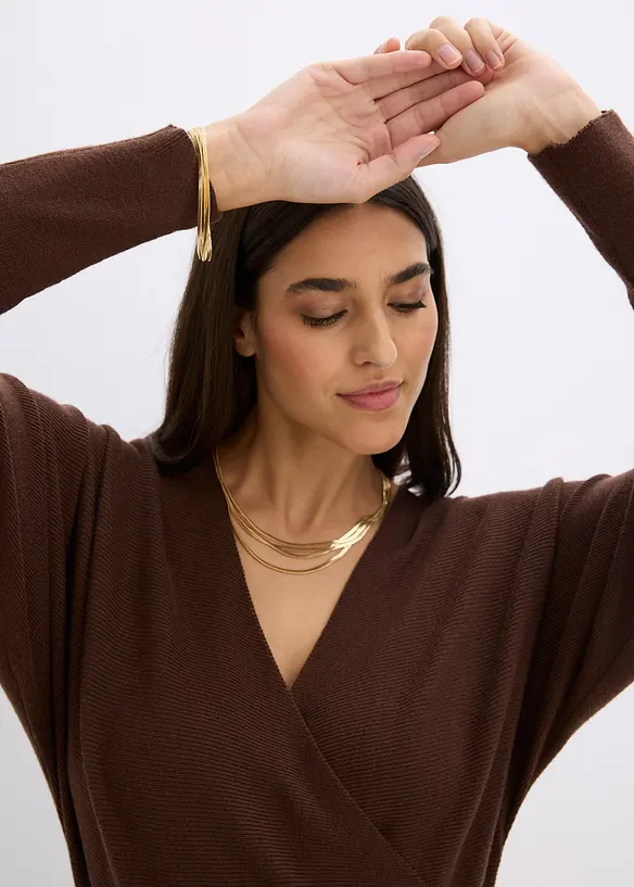 Pleten&eacute; &scaron;aty ze spl&yacute;vav&eacute; směsi s visk&oacute;zou, bonprix