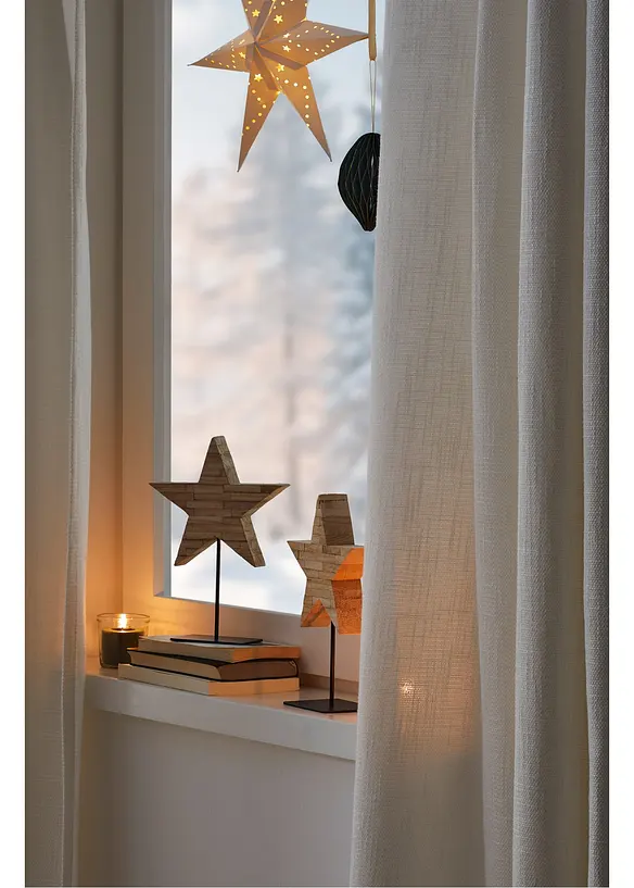 Neprůhledn&yacute; z&aacute;věs se strukturou (1 ks), bonprix