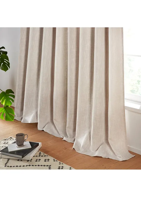 Neprůhledn&yacute; z&aacute;věs se strukturou (1 ks), bonprix