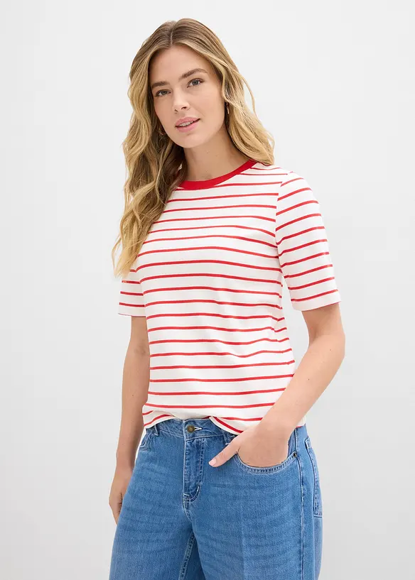 Tričko z čist&eacute; těžk&eacute; organick&eacute; bavlny, bonprix