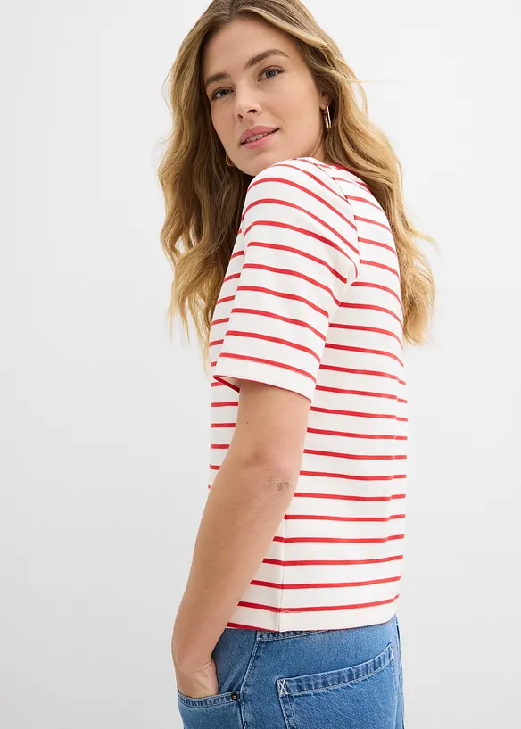 Tričko z čist&eacute; těžk&eacute; organick&eacute; bavlny, bonprix