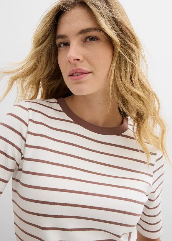 Tričko z čist&eacute; těžk&eacute; organick&eacute; bavlny, bonprix