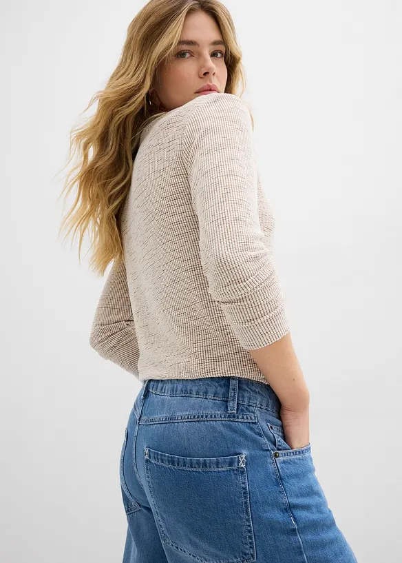 Dž&iacute;ny Wide Leg, Mid Waist, bonprix