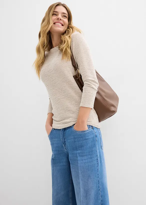 Dž&iacute;ny Wide Leg, Mid Waist, bonprix