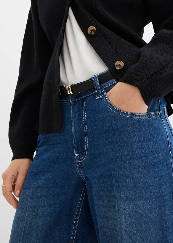 Dž&iacute;ny Wide Leg, Mid Waist, bonprix