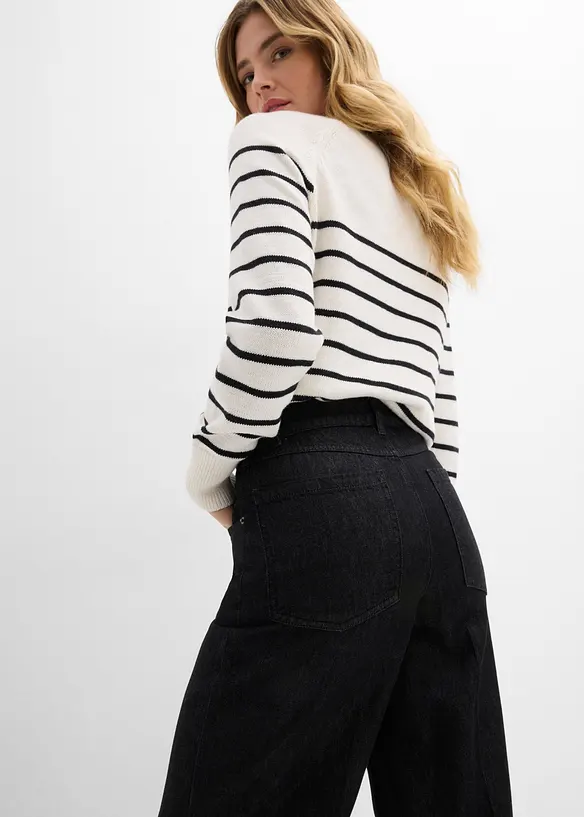 Dž&iacute;ny Wide Leg, Mid Waist, bonprix