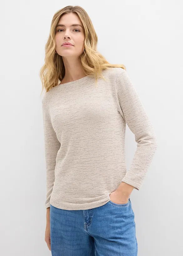 Tričko z měkk&eacute; visk&oacute;zov&eacute; směsi, bonprix