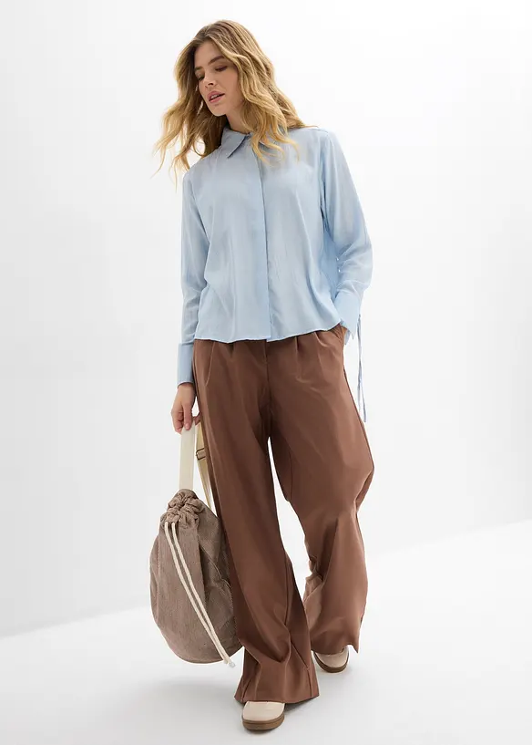 Ko&scaron;ilov&aacute; halenka ze spl&yacute;vav&eacute; visk&oacute;zov&eacute; směsi, bonprix