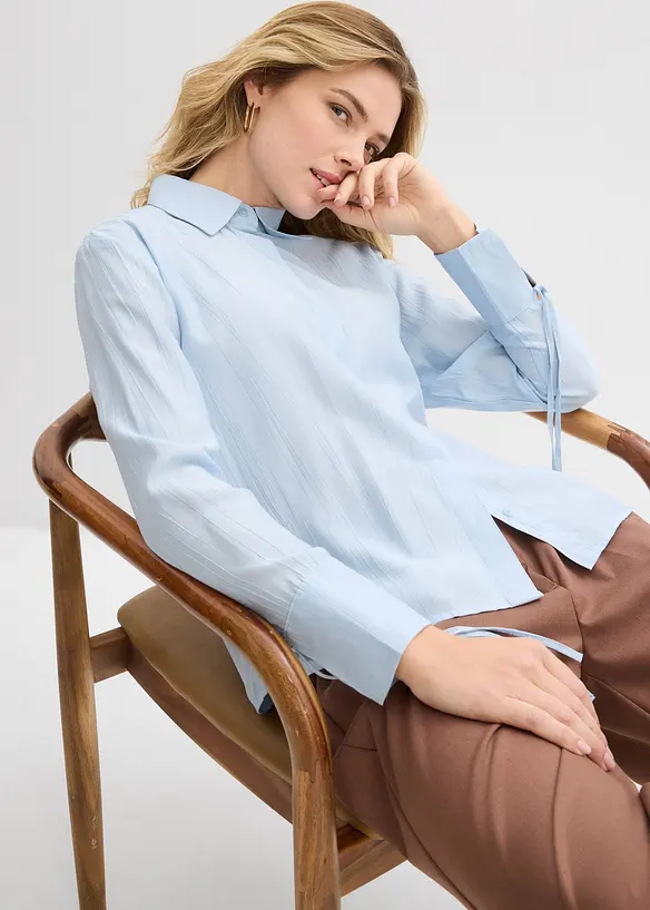 Ko&scaron;ilov&aacute; halenka ze spl&yacute;vav&eacute; visk&oacute;zov&eacute; směsi, bonprix