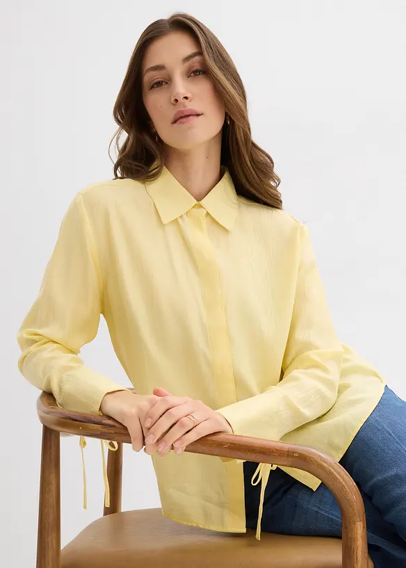 Ko&scaron;ilov&aacute; halenka ze spl&yacute;vav&eacute; visk&oacute;zov&eacute; směsi, bonprix