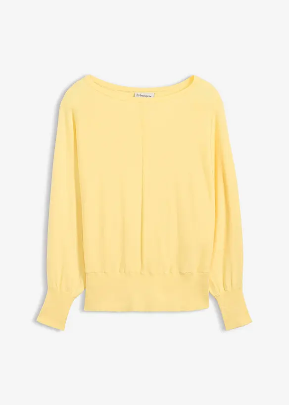 Svetr s netop&yacute;ř&iacute;mi ruk&aacute;vy, bonprix