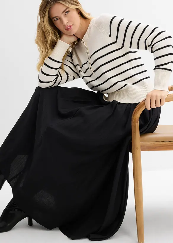 Svetr z čist&eacute; bavlny, bonprix