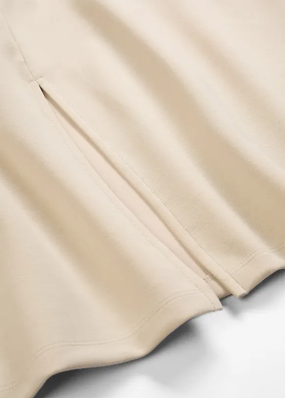 Midi sukně z měkk&eacute;ho materi&aacute;lu scuba, bonprix