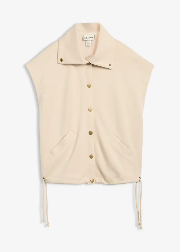 Vesta z pohodln&eacute;ho materi&aacute;lu scuba, bonprix