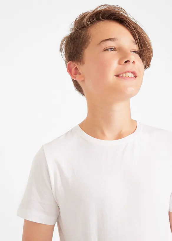 Tričko s organickou bavlnou (3 ks v balen&iacute;), bonprix