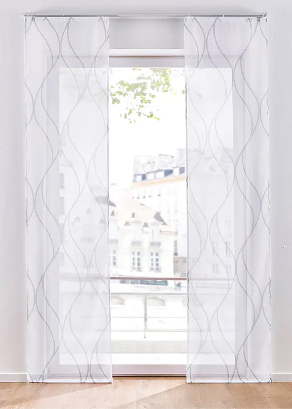 Posuvn&aacute; z&aacute;clona s recyklovan&yacute;m polyesterem (1 ks v balen&iacute;), bonprix