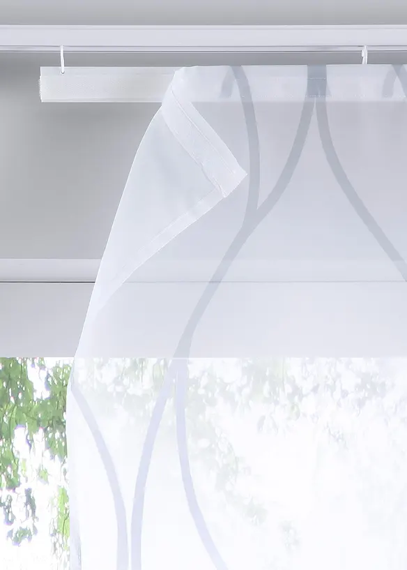 Posuvn&aacute; z&aacute;clona s recyklovan&yacute;m polyesterem (1 ks v balen&iacute;), bonprix