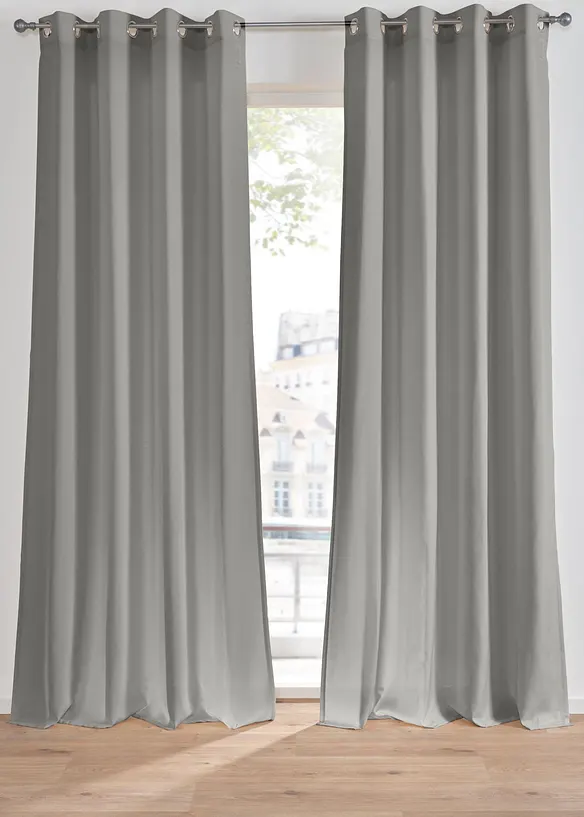 Z&aacute;věs se vzhledem lnu, s recyklovan&yacute;m polyesterem (1 ks v balen&iacute;), bonprix