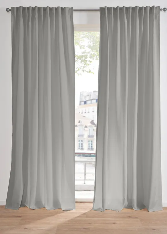 Z&aacute;věs se vzhledem lnu, s recyklovan&yacute;m polyesterem (1 ks v balen&iacute;), bonprix