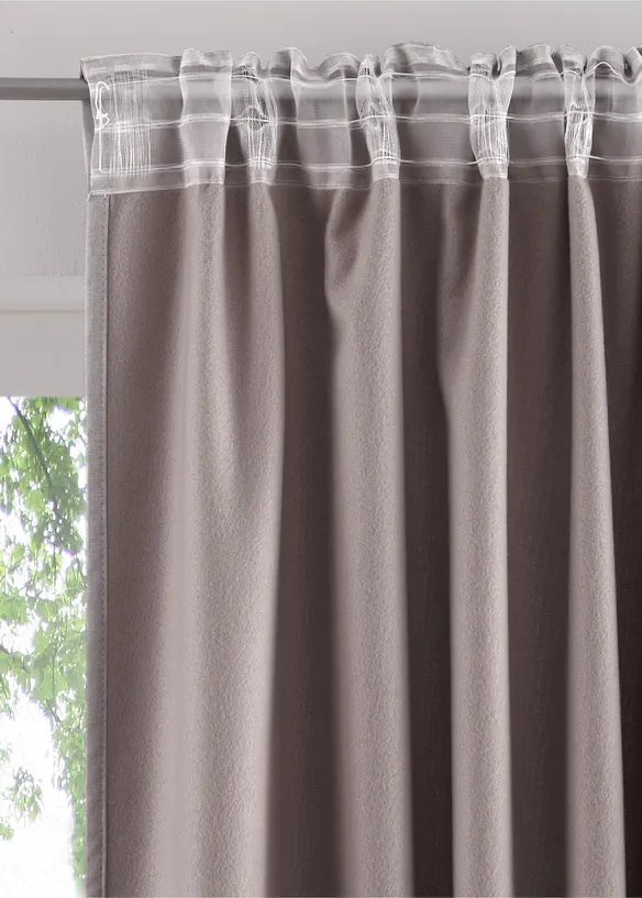 Termo z&aacute;věs se zadn&iacute; stranou z měkk&eacute;ho fl&iacute;su, tak&eacute; v extra d&eacute;lce (1 ks v balen&iacute;), bonprix