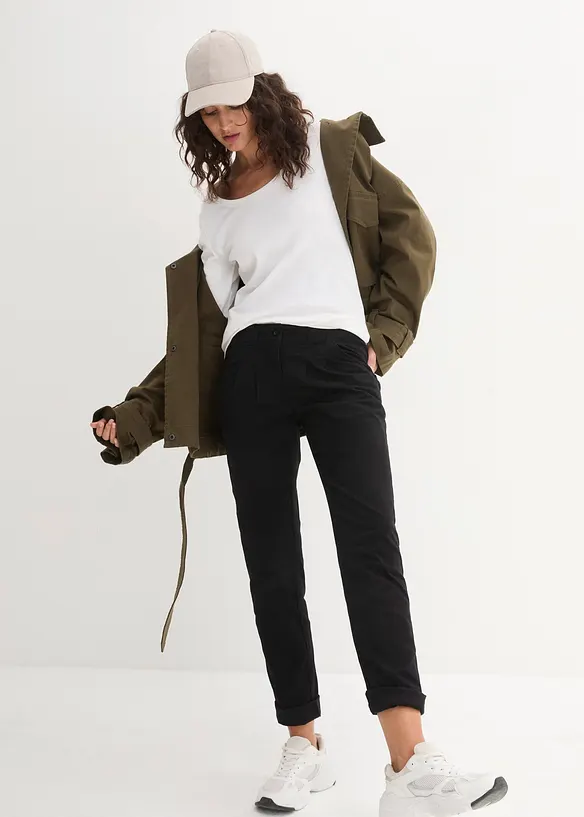 Strečov&eacute; chino kalhoty, bonprix