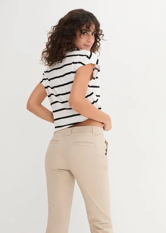 Strečov&eacute; chino kalhoty, bonprix