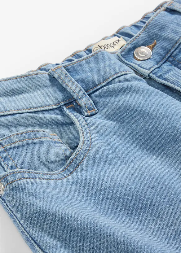 Mom dž&iacute;ny, High Waist, zkr&aacute;cen&eacute;, bonprix