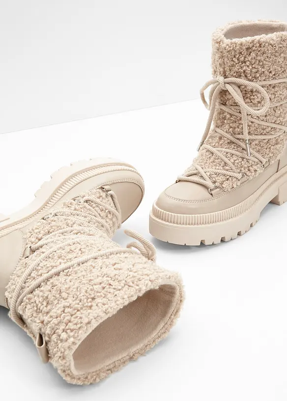 &Scaron;něrovac&iacute; kotn&iacute;kov&aacute; obuv s pod&scaron;&iacute;vkou, bonprix