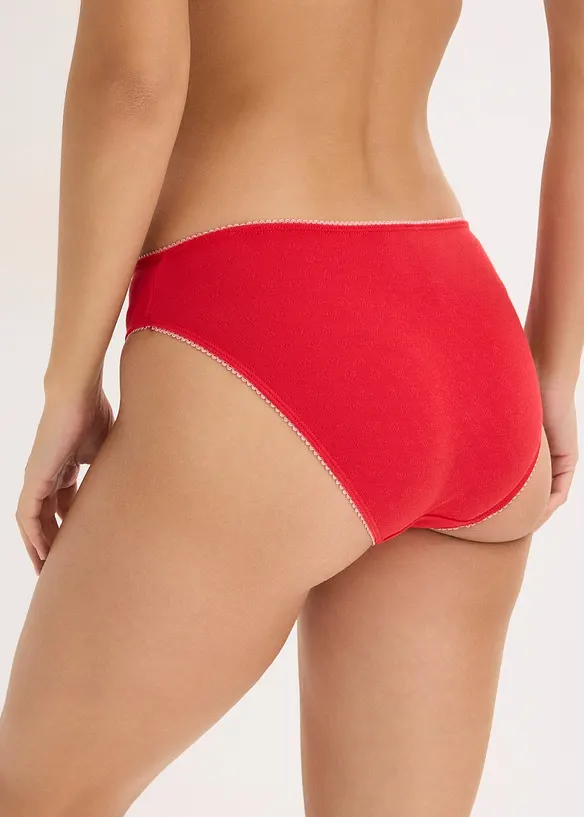 Kalhotky s ažurov&yacute;m vzhledem (5 ks v balen&iacute;), bonprix