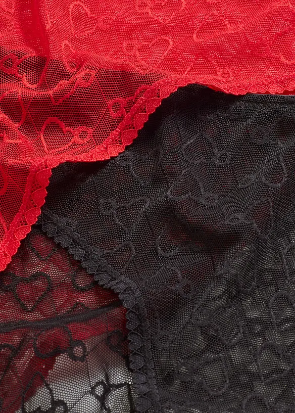 Krajkov&eacute; maxikalhotky (4 ks v balen&iacute;), bonprix