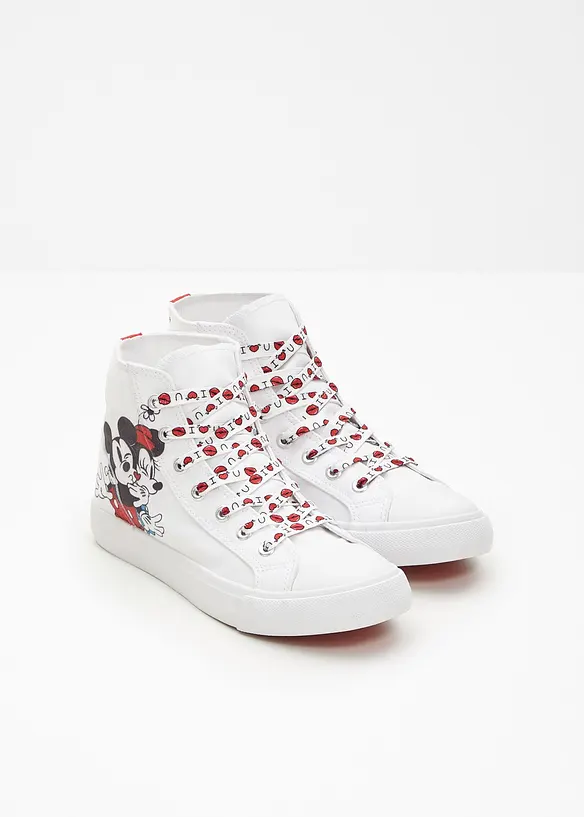 Kotn&iacute;kov&eacute; tenisky Disney Mickey Mouse, z bavlněn&eacute;ho pl&aacute;tna, Disney