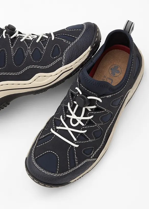 N&iacute;zk&eacute; tenisky Rieker bez zap&iacute;n&aacute;n&iacute;, s lehkou podr&aacute;žkou, Rieker