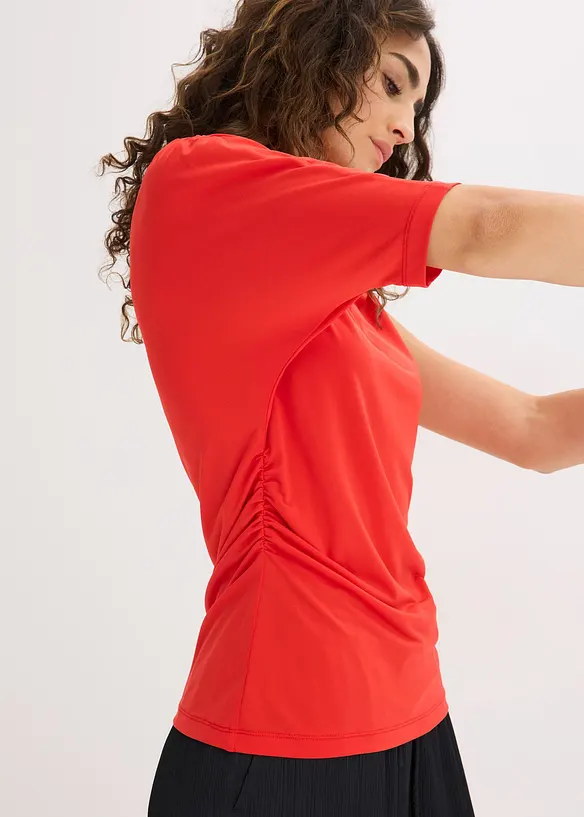 Triko s asymetrick&yacute;m v&yacute;střihem, bonprix