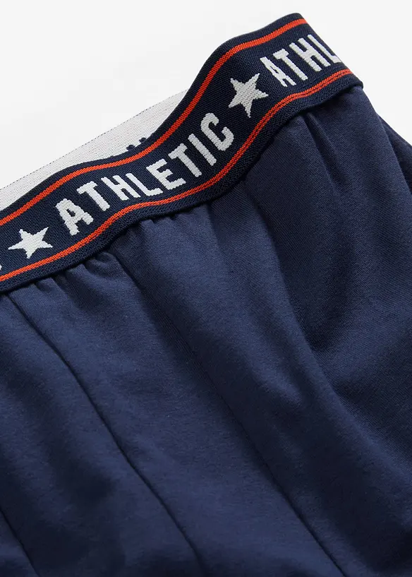 Přil&eacute;hav&eacute; boxerky ve středn&iacute; d&eacute;lce, s bavlnou (2 ks v balen&iacute;), bonprix