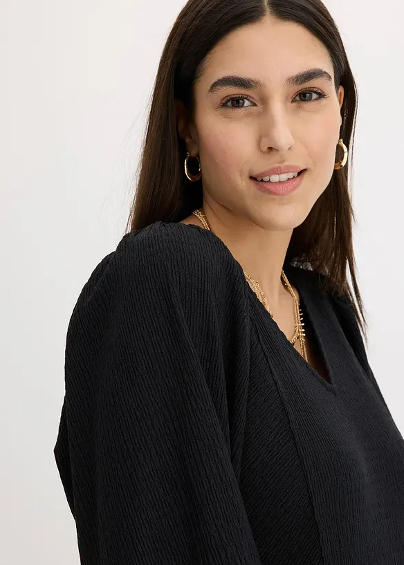 Midi &scaron;aty ze strukturovan&eacute;ho žezeje, bonprix