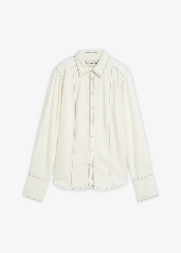 Halenka ze spl&yacute;vav&eacute; visk&oacute;zy, bonprix