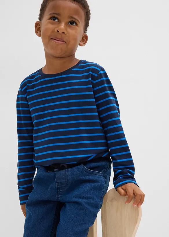 Chlapeck&eacute; termo dž&iacute;ny pro s žerzejovou pod&scaron;&iacute;vkou, bonprix