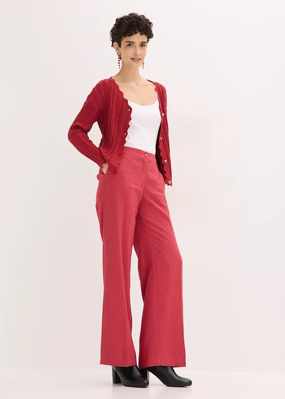 Kr&aacute;tk&yacute; ažurov&yacute; pleten&yacute; kab&aacute;tek, bonprix