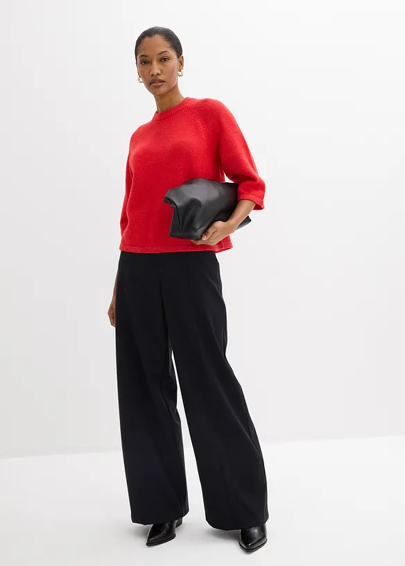 Oversize pleten&eacute; tričko, bonprix