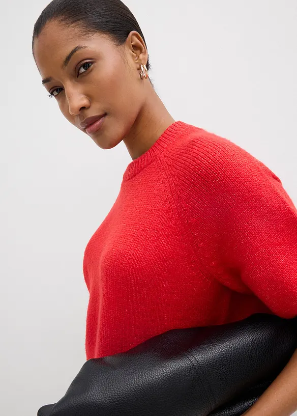 Oversize pleten&eacute; tričko, bonprix