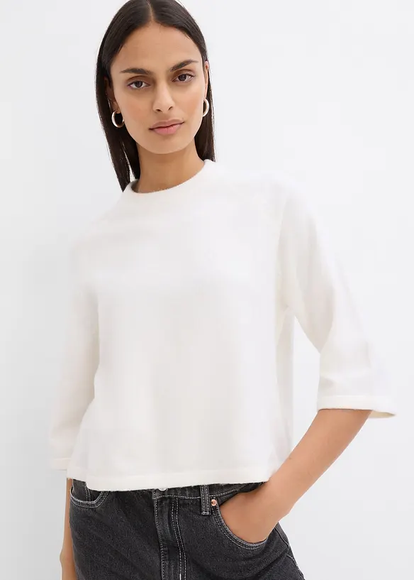 Oversize pleten&eacute; tričko, bonprix