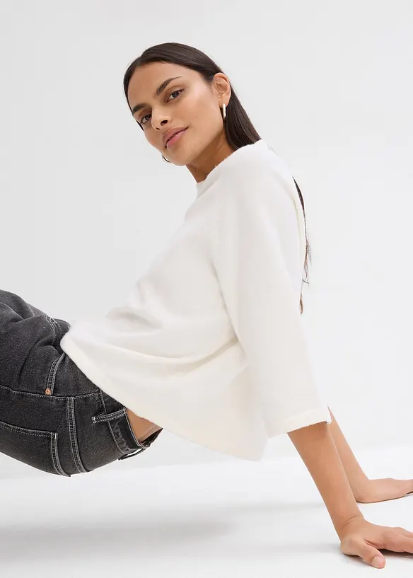 Oversize pleten&eacute; tričko, bonprix