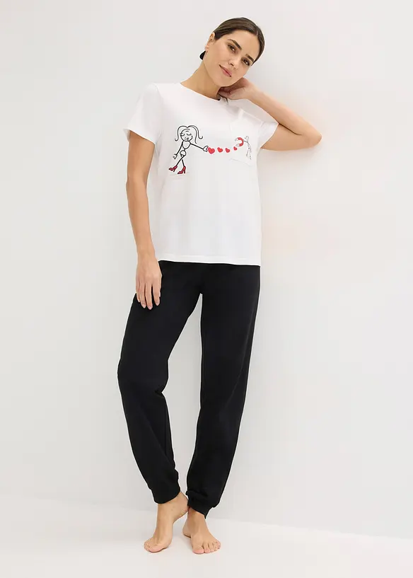 Pyžamo z měkk&eacute; bavlny, bonprix